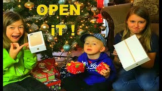 Kids React to early Opening Christmas Presents 2017  Dec 12 Christmas Gifts for Kids [upl. by Brianne]