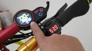 Upgrade Crony electric scooter install Key ignition switch with voltmeter [upl. by Araid]