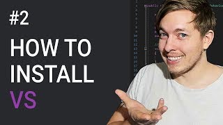 2 Installing Visual Studio  Setup Our First Project  C Tutorial For Beginners  C Sharp Tutorial [upl. by Os]