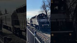 NJ DOT 4101 in Montvale njt newjerseytransit train railway [upl. by Alyahs497]