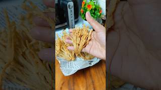 Olahan jamur enoki crispy shortsvideo resepsimple cooking [upl. by Nelav]