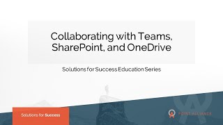 Collaborating with Microsoft Teams SharePoint and OneDrive [upl. by Nelyt]