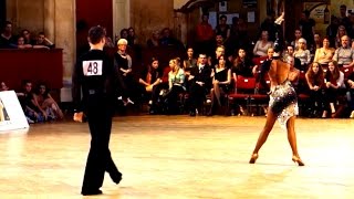 Andrey Kiselev  Anastasia Kiseleva Prague Open 2014 WDSF WO latin final  chachacha [upl. by Llorre]