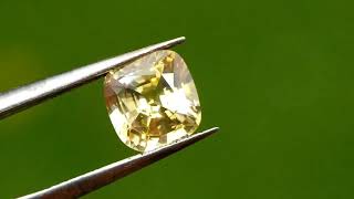 Yellow Sapphire 202ct Unheated VVS [upl. by Ellednahc544]