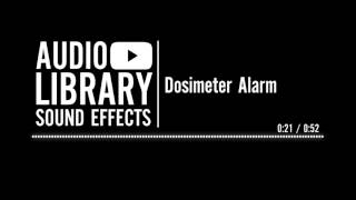 Dosimeter Alarm  Sound Effect [upl. by Free]