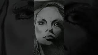 Fairouz soul of Lebanon Li Beirut pencil sketch drawing shadow art [upl. by Yssirc]