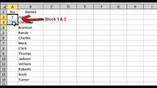 How to create sequential number in Excel FAST [upl. by Ecinnahs]