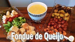 FONDUE de QUEIJO e ACOMPANHAMENTOS  Receita para o frio [upl. by Hoxie]