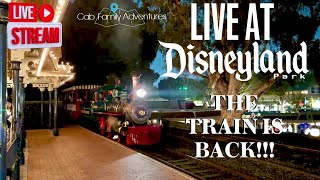 🔴 LIVE at DISNEYLAND 🚂 Train is back Fantasmic rides and fun [upl. by Moule]