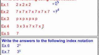 Index notation1mp4 [upl. by Olonam]