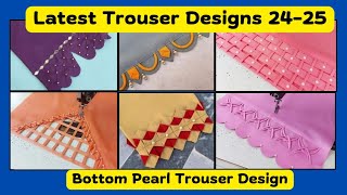 50 Fancy Trouser DesignNew Pearl Trouser Design pant design capridesign trouserdesign fashion [upl. by Aihsoj]