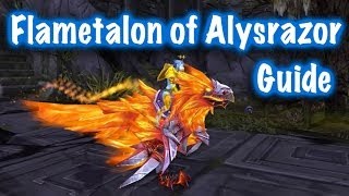 Jessiehealz  Flametalon of Alysrazor Mount Guide World of Warcraft [upl. by Arral]