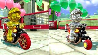 Mario Kart 8 Deluxe Online – 4 Players Battle Mode [upl. by Nolrev]