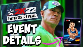 WWE 2K22 Ratings Reveal Event Details  New Superstars Added amp More [upl. by Ck644]