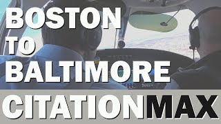 Boston to Baltimore in a Brand New Cessna Citation M2  KBVY  KBWI [upl. by Yedok]