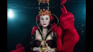 Evil Queen  Once Upon a Dream in Waterland  Underwater photography Behind the scenes [upl. by Naimed981]