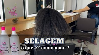 O QUE É SELAGEM CAPILAR  COMO ALISAR UM CABELO MUITO CACHEADO DE PRIMEIRA [upl. by Hance574]