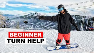 5 Tips To Help Your Beginner Snowboard Turns [upl. by Patricio]