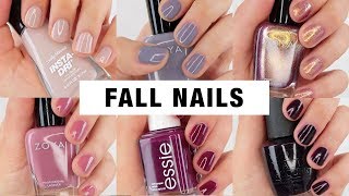 Favorite FALL Nail Polish Colors [upl. by Recneps374]