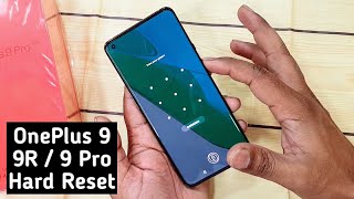 OnePlus 9  9R  9 Pro Hard Reset  How to remove pattern lock [upl. by Yonita716]