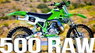 Kawasaki KX500 2 Stroke RAW featuring Destry Abbott  Dirt Bike Magazine [upl. by Ed376]