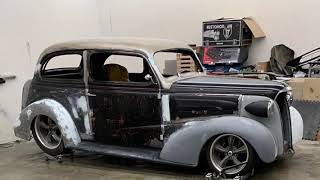 Building a OneofaKind Street Rod 1937 Chevy widebody master deluxe build part 4 [upl. by Assetnoc]