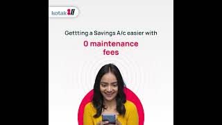 Benefits Of Opening A Zero Balance Account With Kotak 811 digitalbanking [upl. by Mccully]