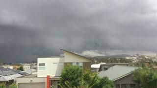 Golfball Sized Hail Coming Through Canberra 2020 reupload [upl. by Odareg728]