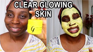 How To Clear Dark Spots on Your Face  Gleamin Vitamin C Clay Mask  DiscoveringNatural [upl. by Leahsim]