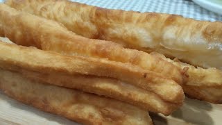 Tea time snacks recipe  Chinese fried bread stick  youtiao recipe at home [upl. by Ledba511]