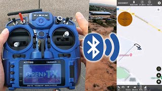 GPS test  Frsky Taranis X9 Lite S link to quot Telemetry viewer quot phone app via bluetooth [upl. by Annej]