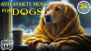 24 Hours Deep Anti Anxiety Music for Dog Relaxation Tones to Calm Anxiety amp Stress with Dog Music [upl. by Attelahs]