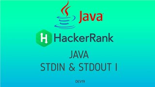 2 Java Stdin and Stdout I  Hackerank Java Solutions [upl. by Sayres]