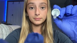 ASMR  Dermatologist Examination  Face Exam [upl. by Kinata]