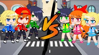 Powerpuff girls z vs rowdyruff boys z gacha club Japanese and English [upl. by Gregory472]