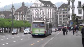 Schweizerhof VBL trolleybus 265 [upl. by Ynnaf118]