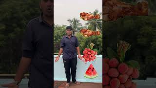 Rounding chickens to Grapes Mango lichi amp Watermelon Fruits names magic video shortvideoshorts [upl. by Yahiya]