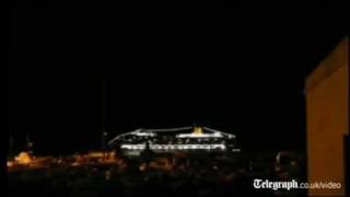 Costa Concordia passed 230m from Giglio during previous salute [upl. by Herod]