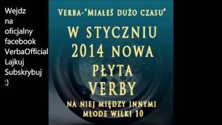 Verba  Miałeś dużo czasu  Zapowiedz nowej płyty Verby premiera styczeń 2014  tekst ponizej [upl. by Ahrat]