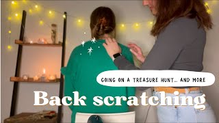 ASMR Back Scratching  Going On A Treasure Hunt  Crack An Egg ✨🙋🏽‍♀️  Recreation Series  Part 7 [upl. by Polloch904]