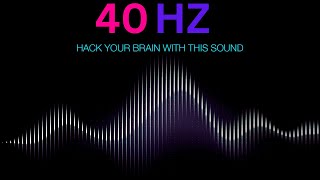 Pure 40 HZ Binaural Beats The Frequency for FOCUS MEMORY and CONCENTRATION [upl. by Enirac]