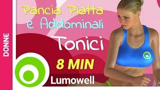 Addominali in 8 Minuti per Donne [upl. by Lennor614]