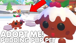 😱HOW TO GET NEW PUDDING PUP PET IN ADOPT ME❄️ALL NEW CHRISTMAS PETS ADOPT ME ROBLOX [upl. by Ulick582]