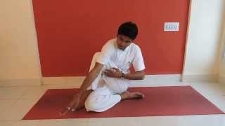 Ardha Matsyendrasana Benefits in Hindi [upl. by Ayhdiv]