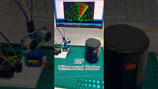 DIY Ultrasound Radar arduinoproject diyelectronics arduino [upl. by Idalia]