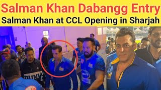 Salman Khan in Sharjah Cricket Stadium  Celebrity Cricket League [upl. by Aihsit]