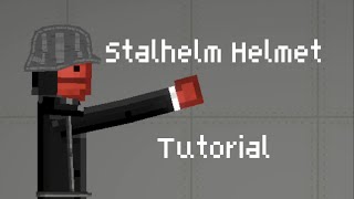 Stalhelm Helmet Tutorial II Melon Playground [upl. by Nnoryt772]