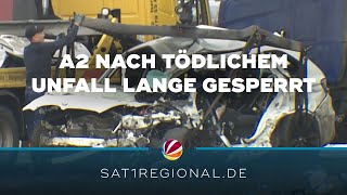 Tödlicher Unfall A2 stundenlang gesperrt [upl. by Bryana627]