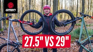 Whats The Best Wheel Size  275quot Vs 29quot MTB Hardtail [upl. by Ayanaj]