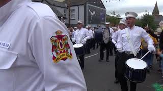 Ballymena Protestant Boys FB  ABOD Parade Londonderry 1182018 [upl. by Aierbma]